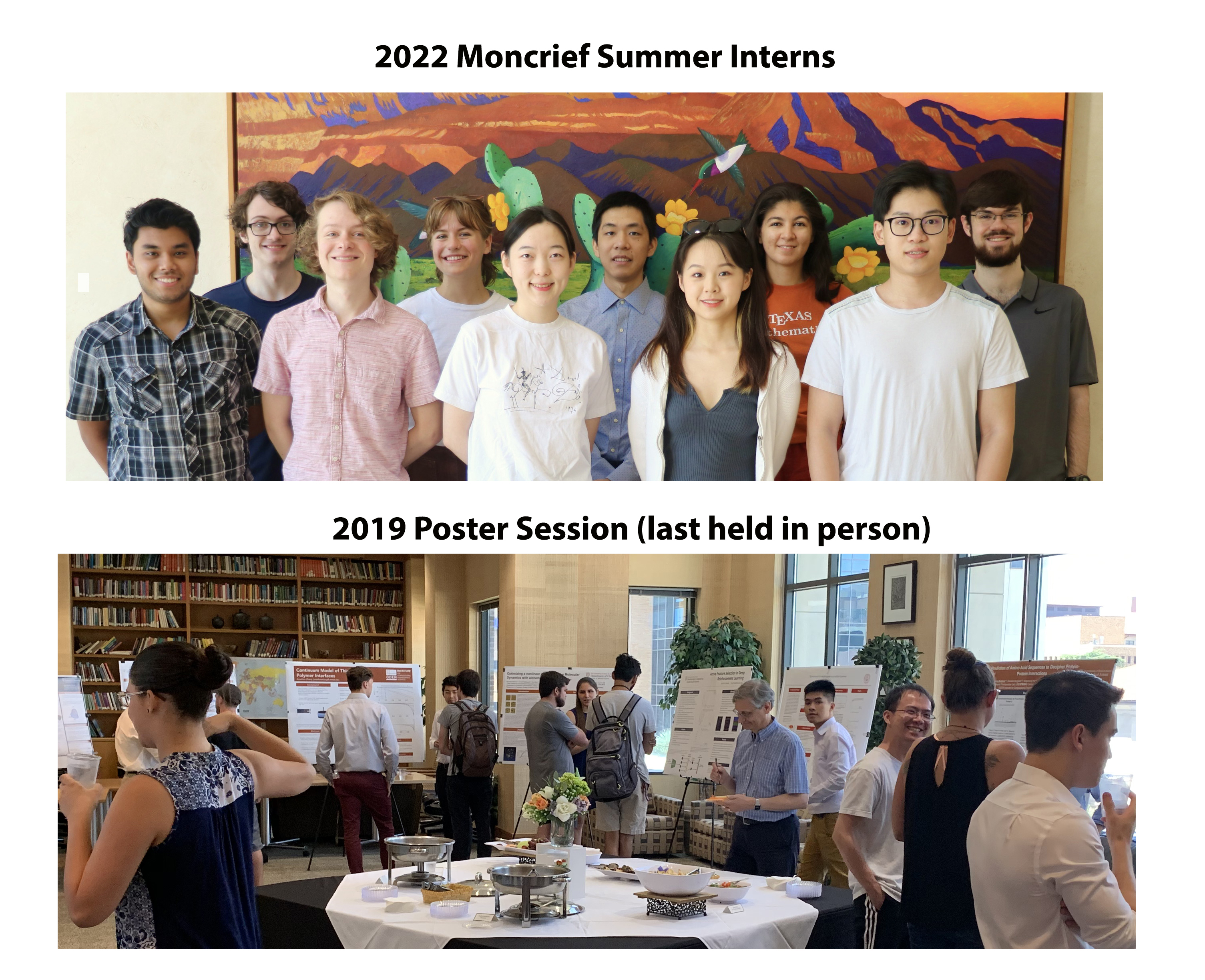 Oden Institute Moncrief Internship Poster Session/Reception