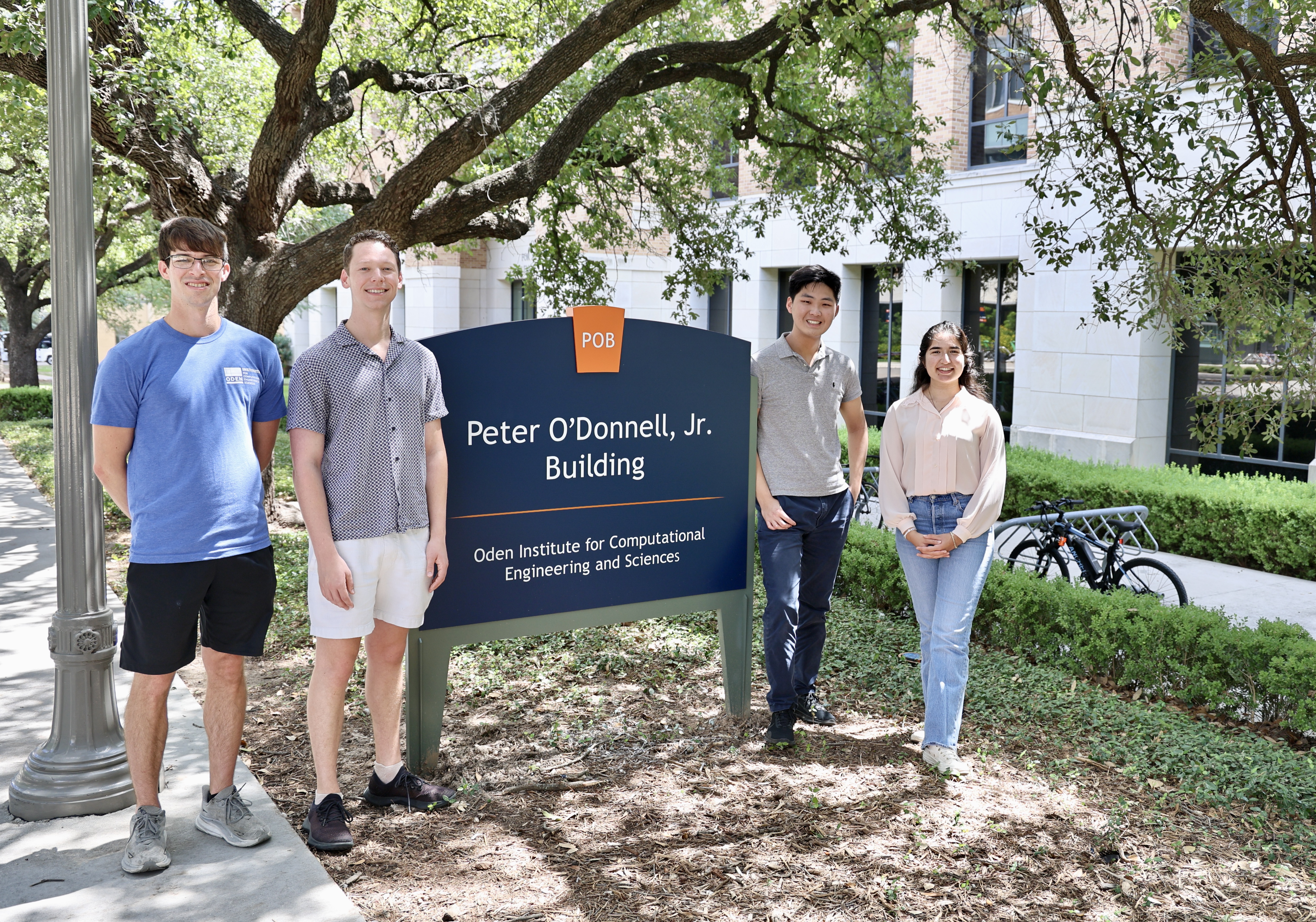 L-r: Benjamin Thomas, Teddy Gilman, Austin Kwon, and Nina De La Torre.