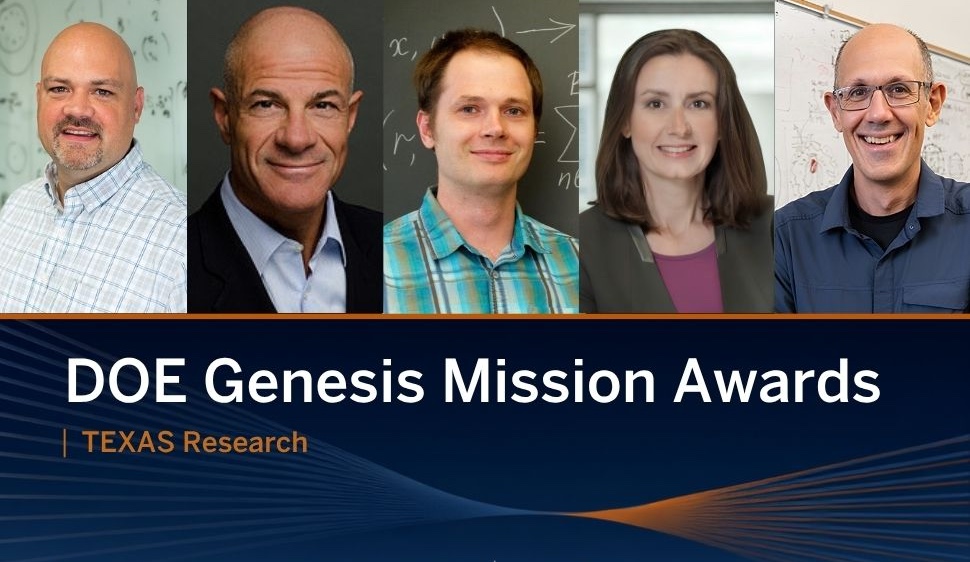 L-r: Kevin Clarno, Omar Ghattas, Dima Kozakov, Karen Willcox, George Biros.