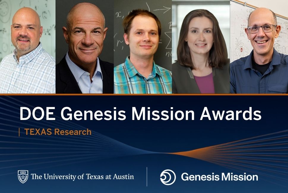 L-r: Kevin Clarno, Omar Ghattas, Dima Kozakov, Karen Willcox, George Biros.