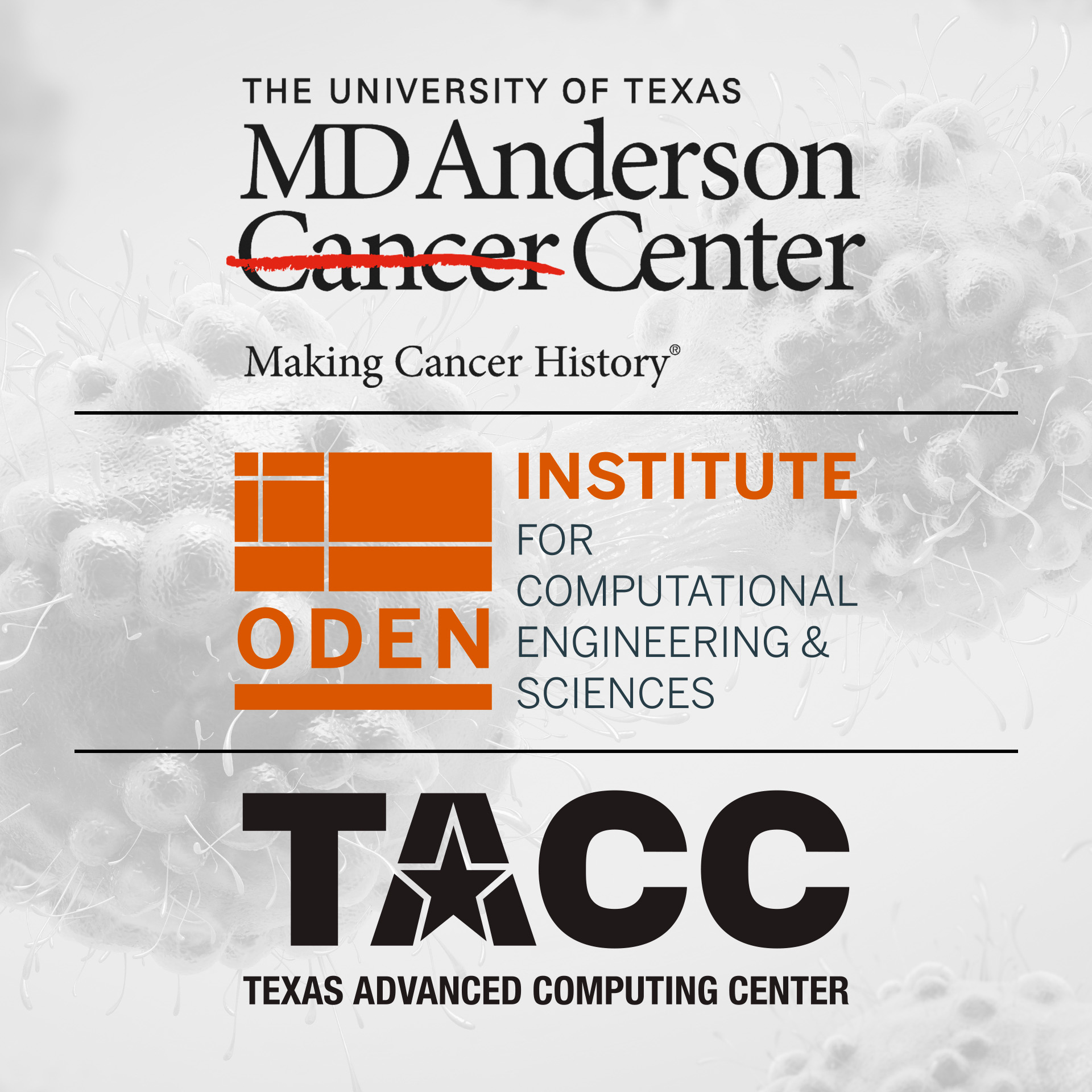 Three New Cancer Projects Receive Funding in Joint Collaboration Between Oden Institute, MD Anderson and TACC