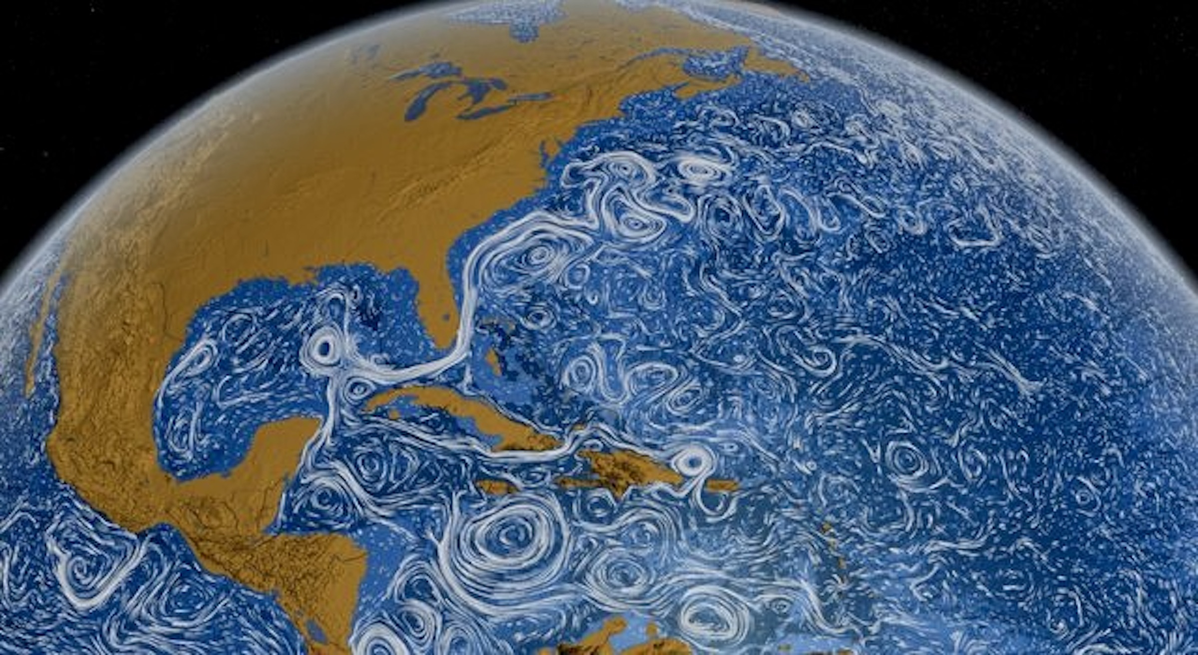 The Gulf Stream. Credit: NASA/Goddard Space Flight Center Scientific Visualization Studio
